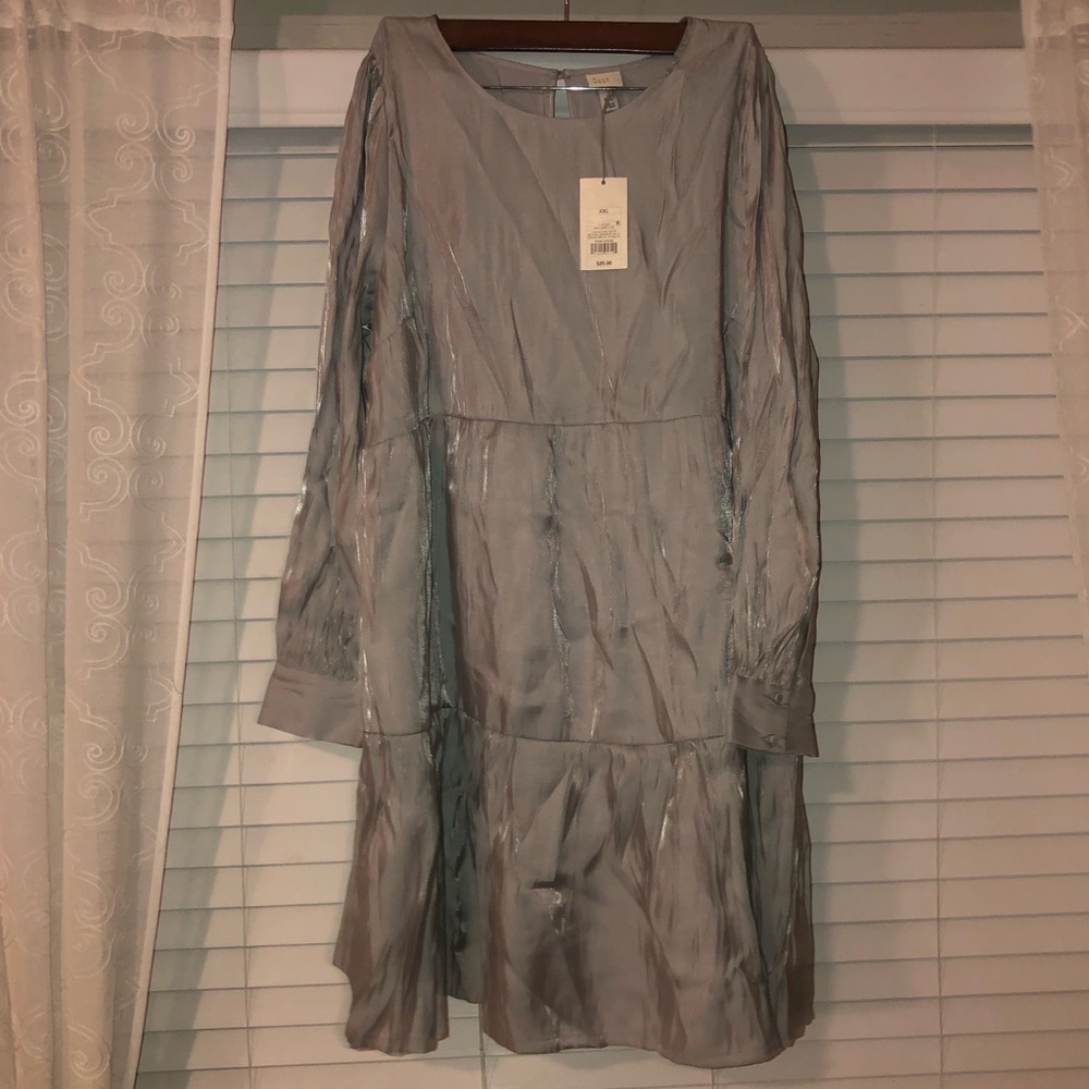 a new day| rayon material dress with pockets